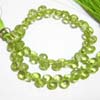 This listing is for the 64 pcs of Peridot Faceted Heart shaped briolettes in size of 6 - 7 mm approx,,Length: 8 inch